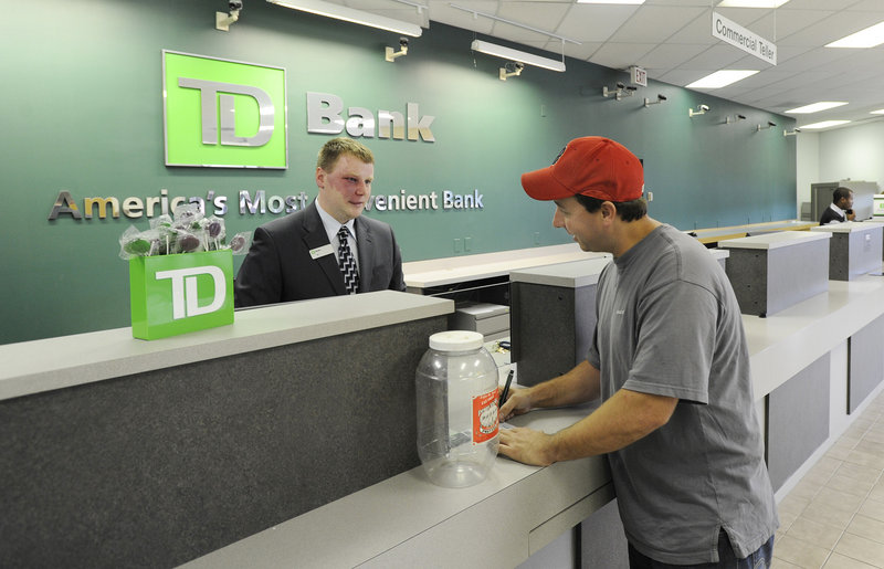 Td Bank. Td Bank Branch in Night. Td Bank, n.a.. Dover Bank.