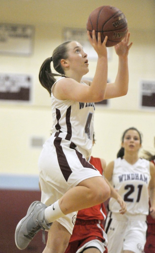 Meghan Gribbin is the biggest threat for Windham. Gribbin averages more than 20 points per game.