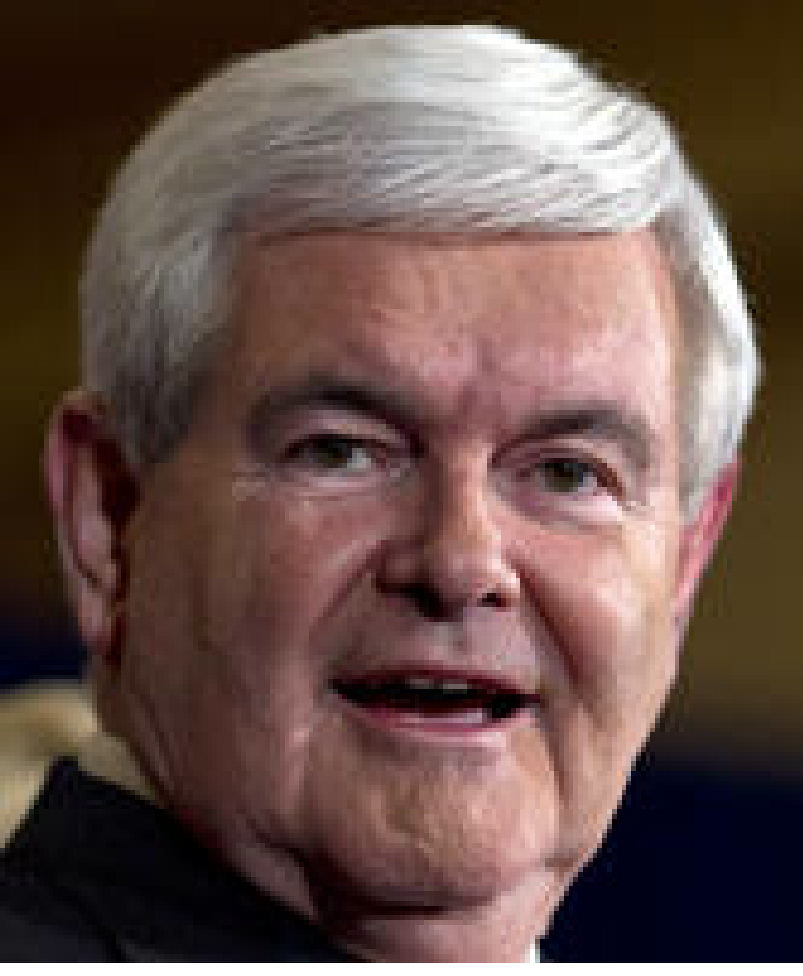 Republican presidential candidate Newt Gingrich.