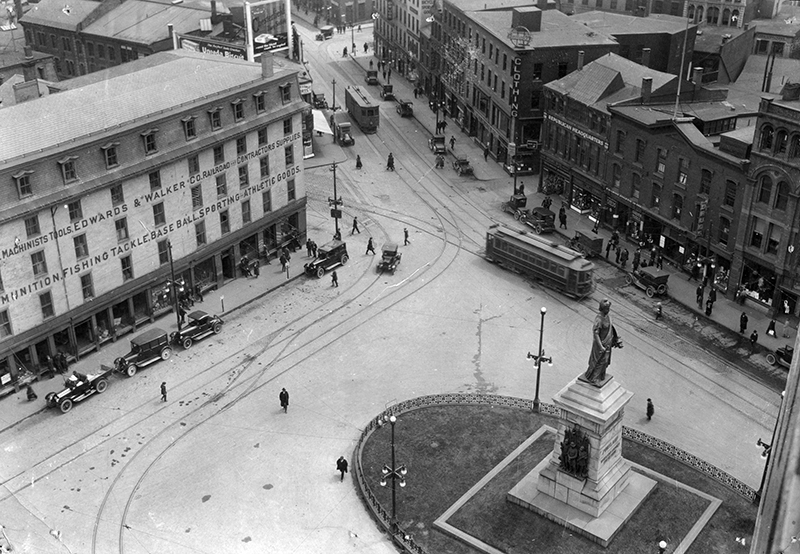 Original Framed Black and White Print of Portland Maine's Historical Old hotsell Port District