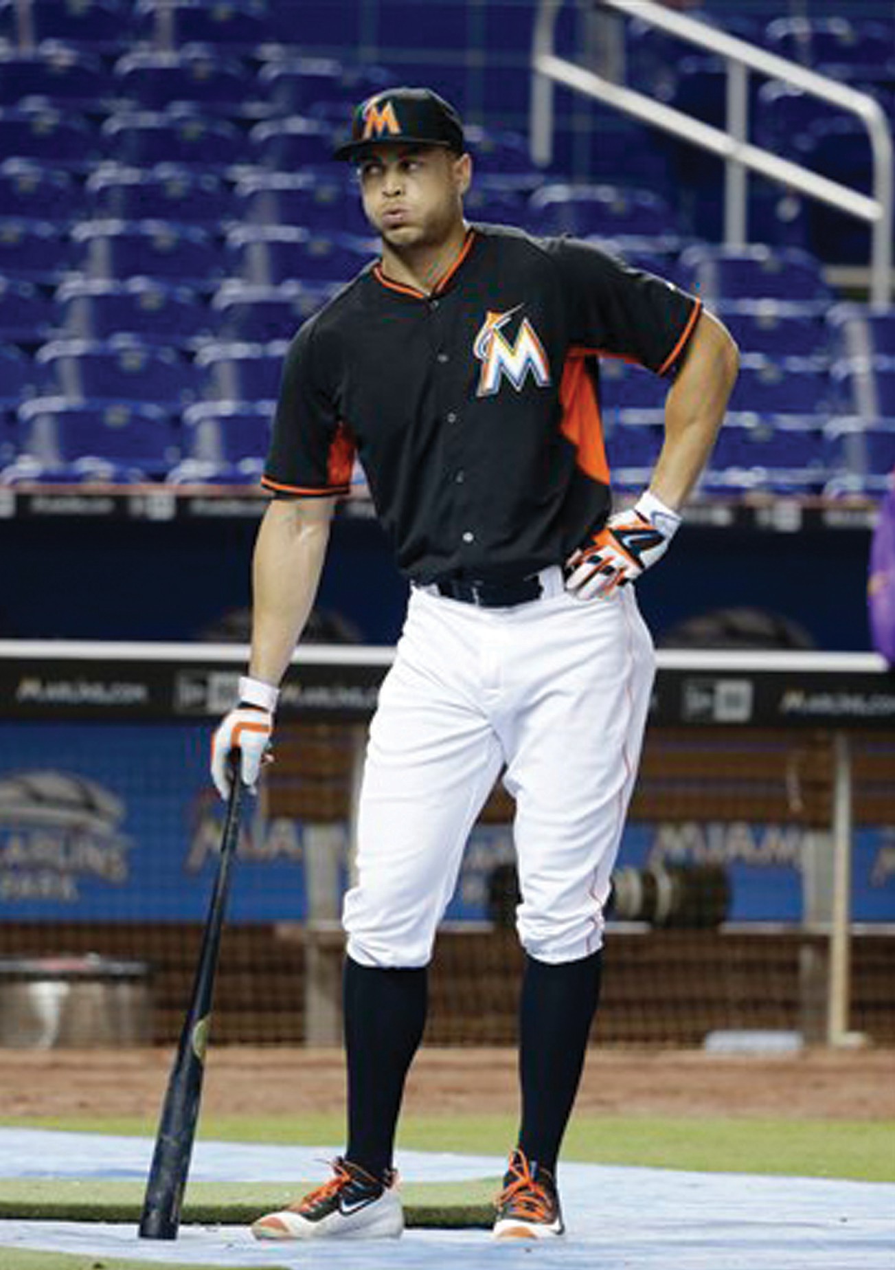 Miami Marlins - Smile on, Giancarlo Stanton. 😁