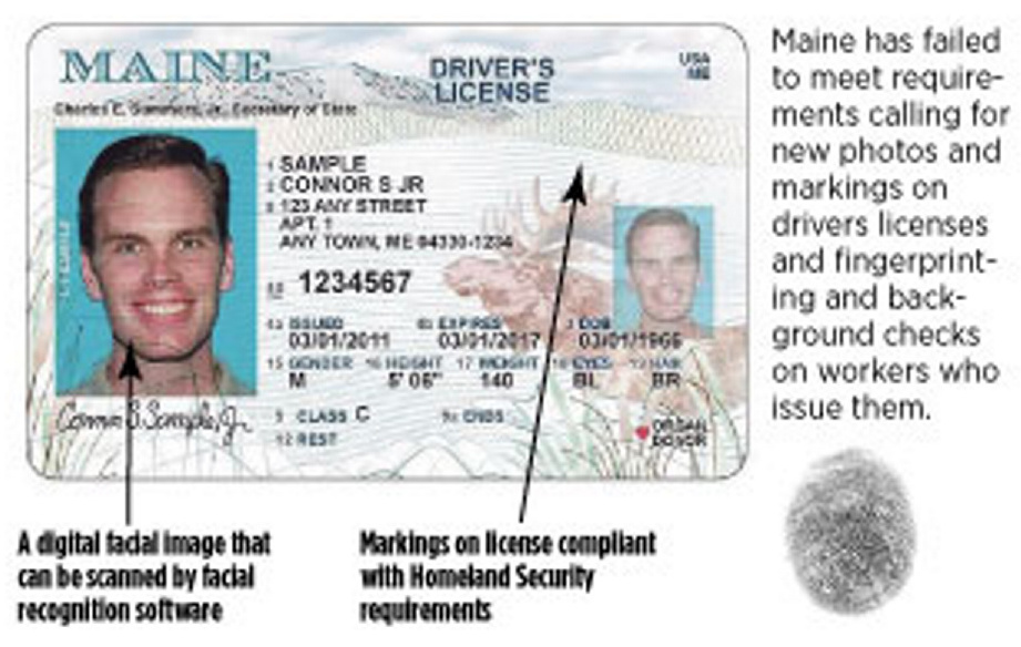 In a year you won t be able to board a plane with a Maine ID