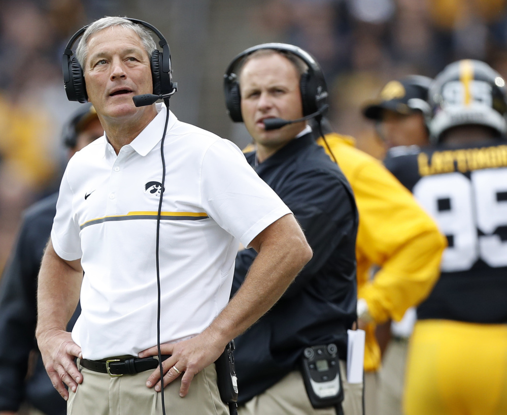 Monday s college roundup Former Maine coach Kirk Ferentz promotes