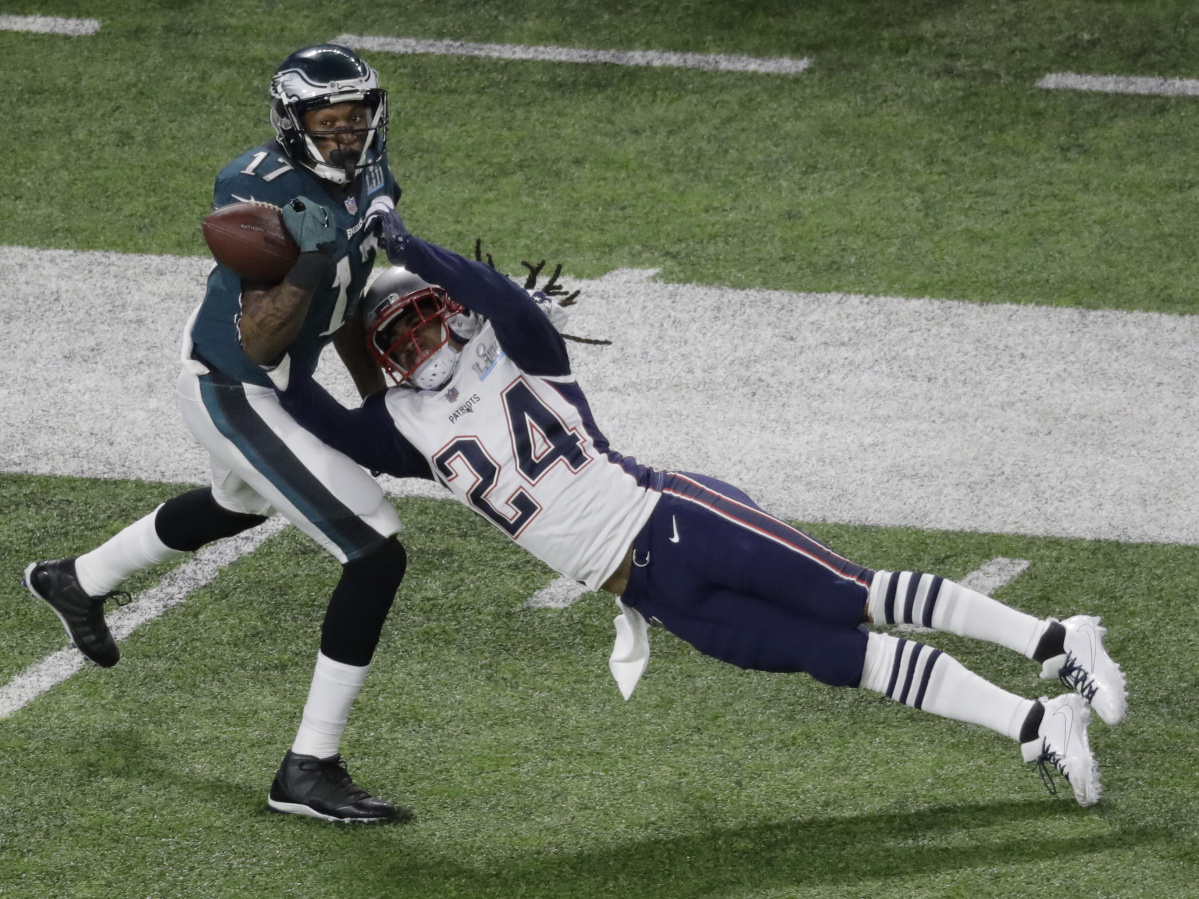 Malcolm Butler, Stephon Gilmore giving Bill Belichick the