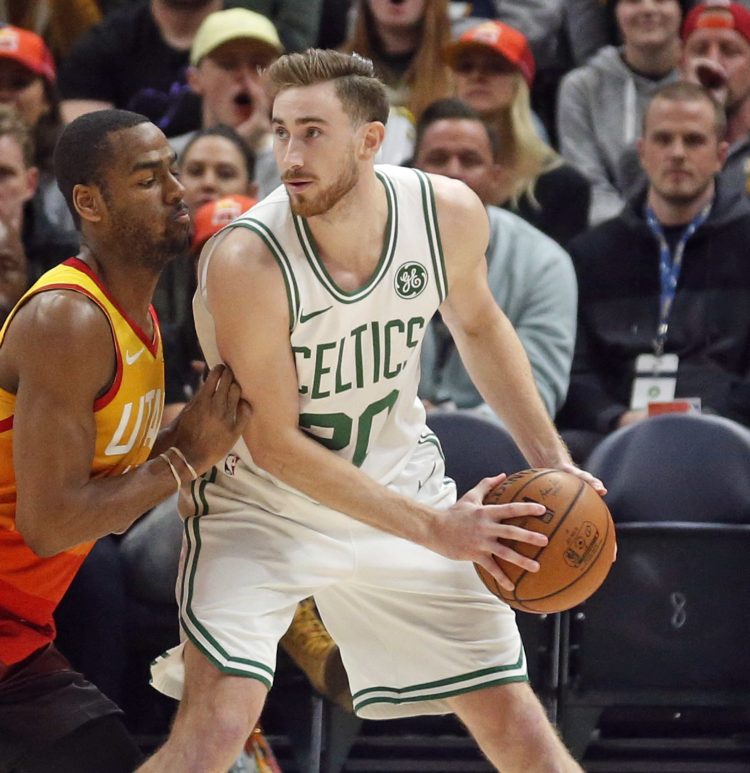 Celtics' Gordon Hayward Returns To SLC For Second Time Since
