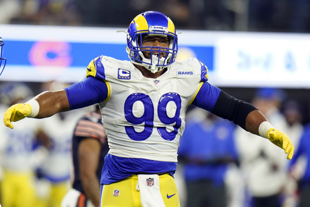 NFL awards: Rams' Aaron Donald repeats as defensive player of year