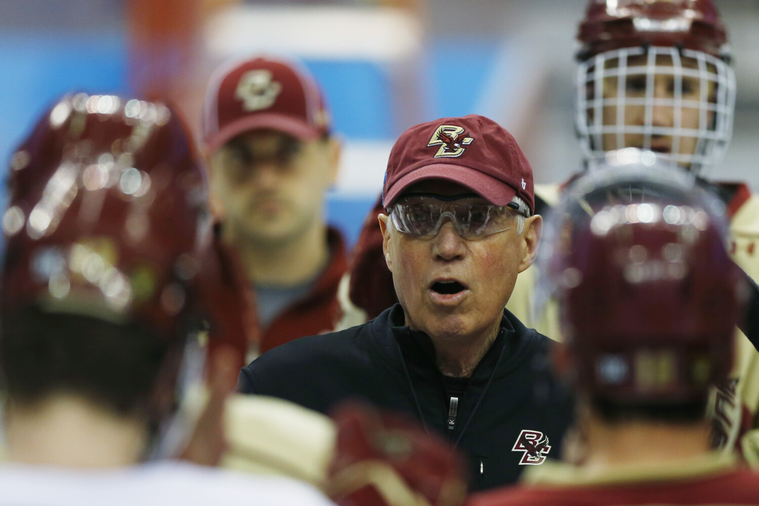 Jerry York retired after 28 years as men's hockey coach at BC.