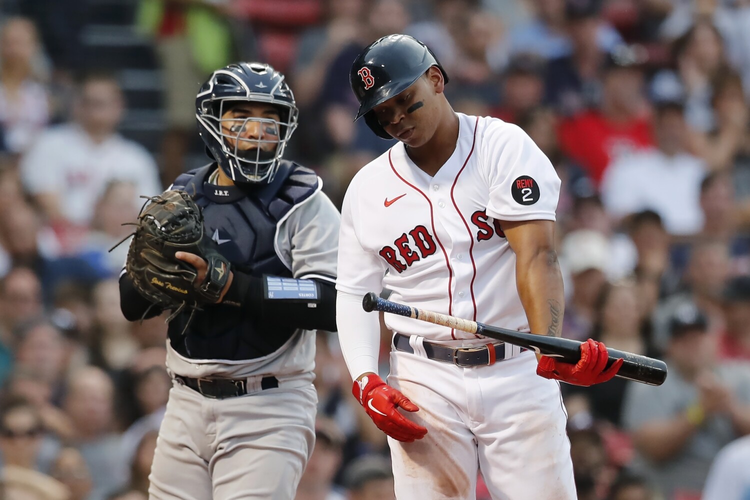 Rafael Devers' RBI single, 09/18/2022