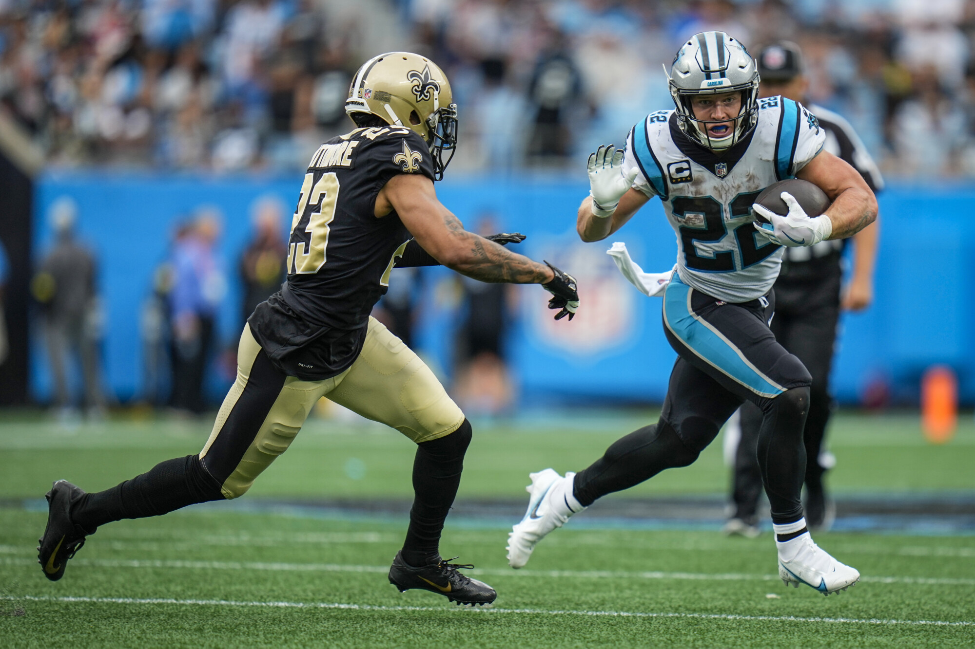 Panthers RB Christian McCaffrey had shoulder surgery after rookie year