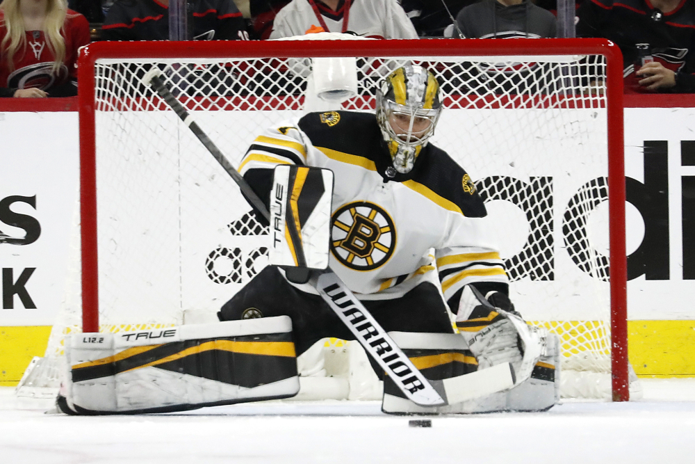 Bruins notebook: Linus Ullmark ready for a fight