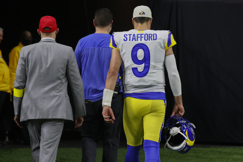 Sports digest: Rams QB Matthew Stafford in concussion protocol