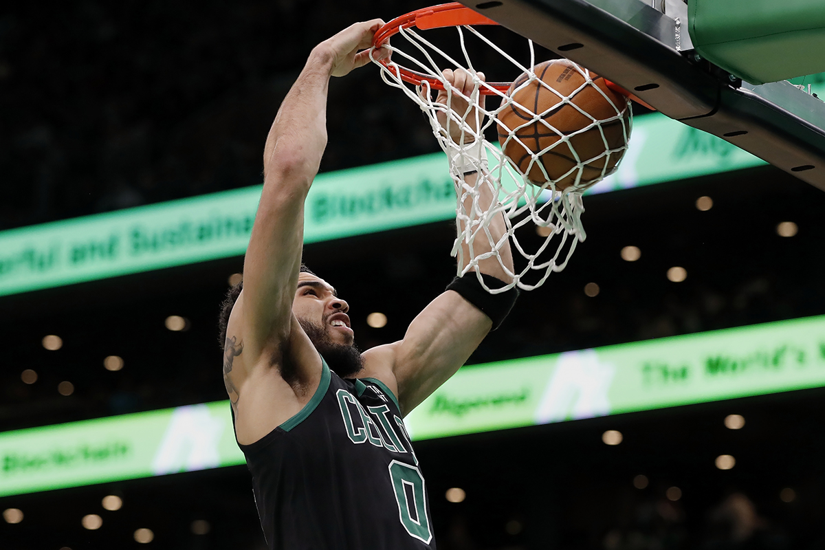 Jayson Tatum Pulled Up To The TD Garden In A Michael Jordan