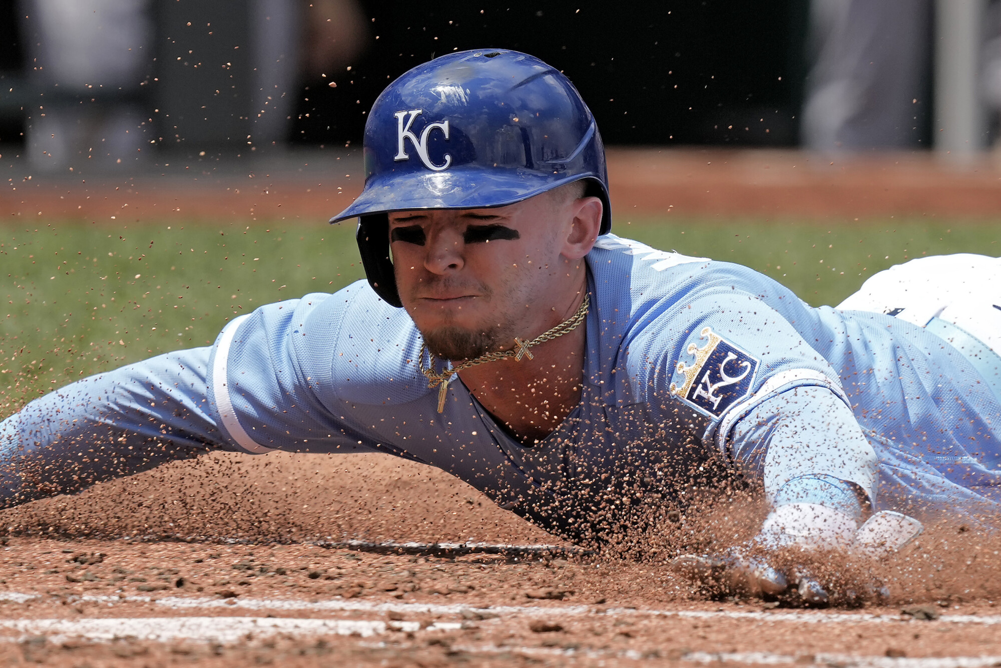 KANSAS CITY, MO - MAY 17: Kansas City Royals right fielder Whit