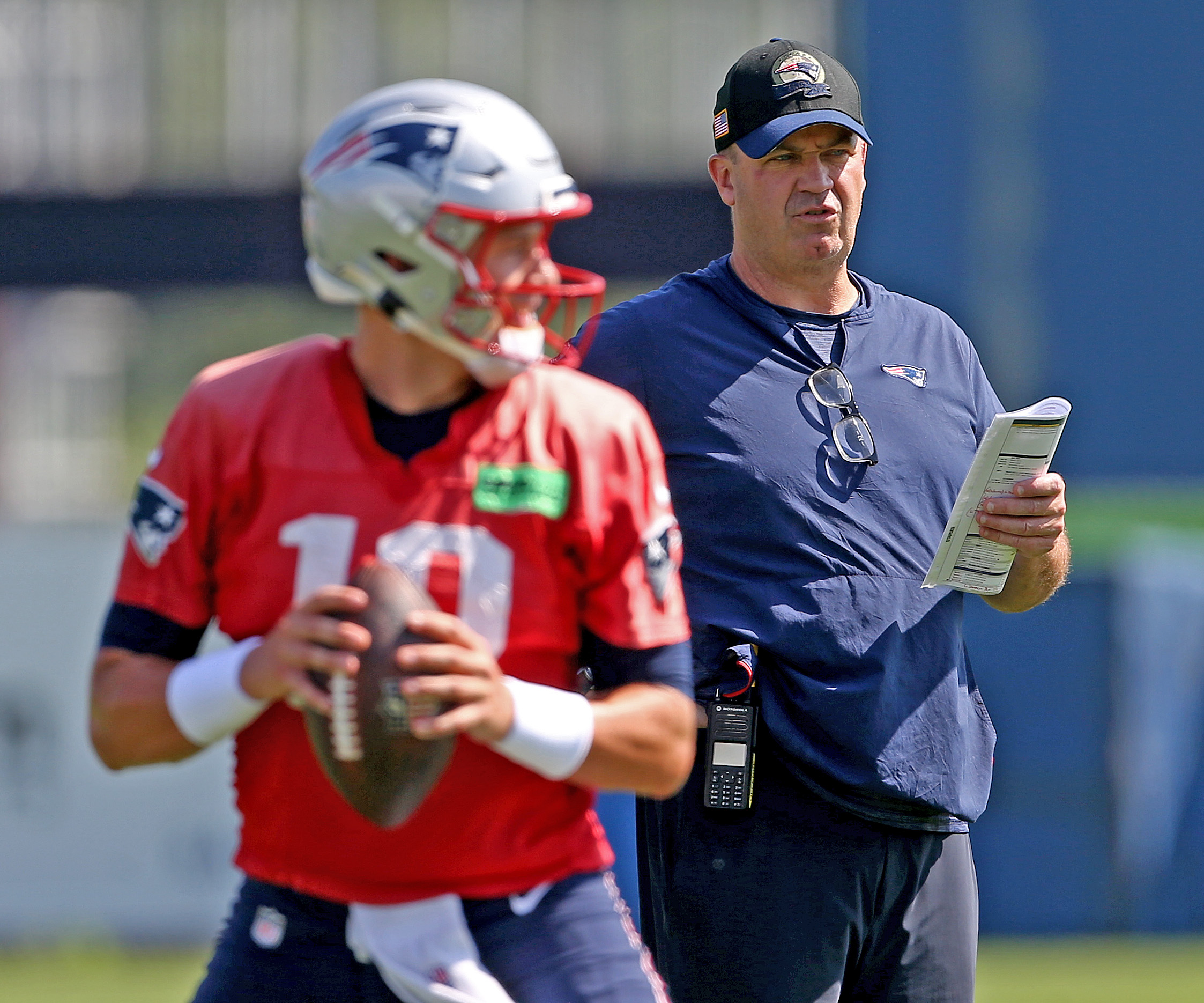 Patriots OC Bill O'Brien comes to defense of QB Mac Jones