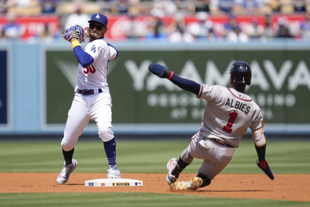 MLB roundup: Dodgers avoid four-game sweep against Braves