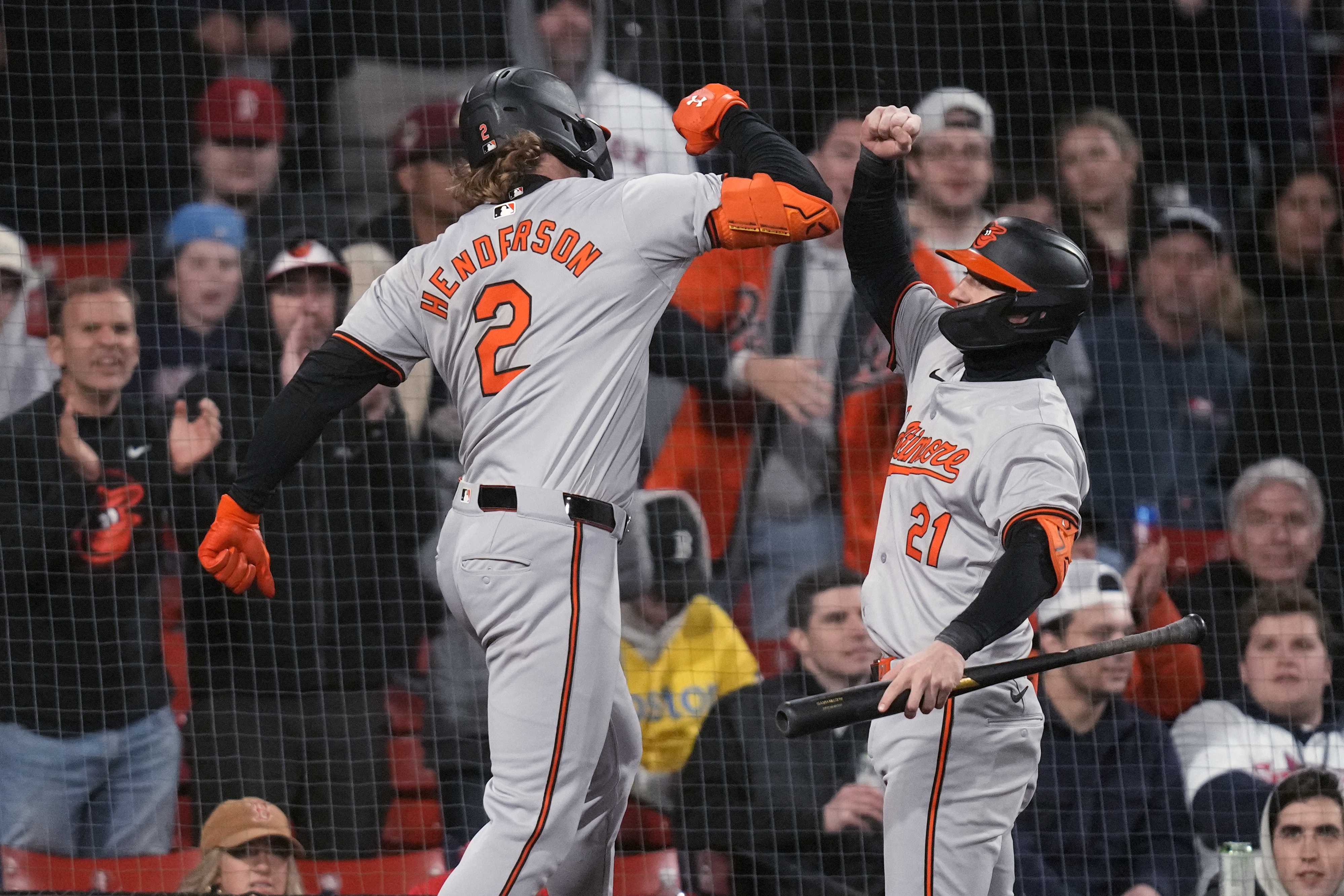 Cowser Hits First 2 Big League Homers, Orioles Beat Red Sox 9-4 In 10 ...