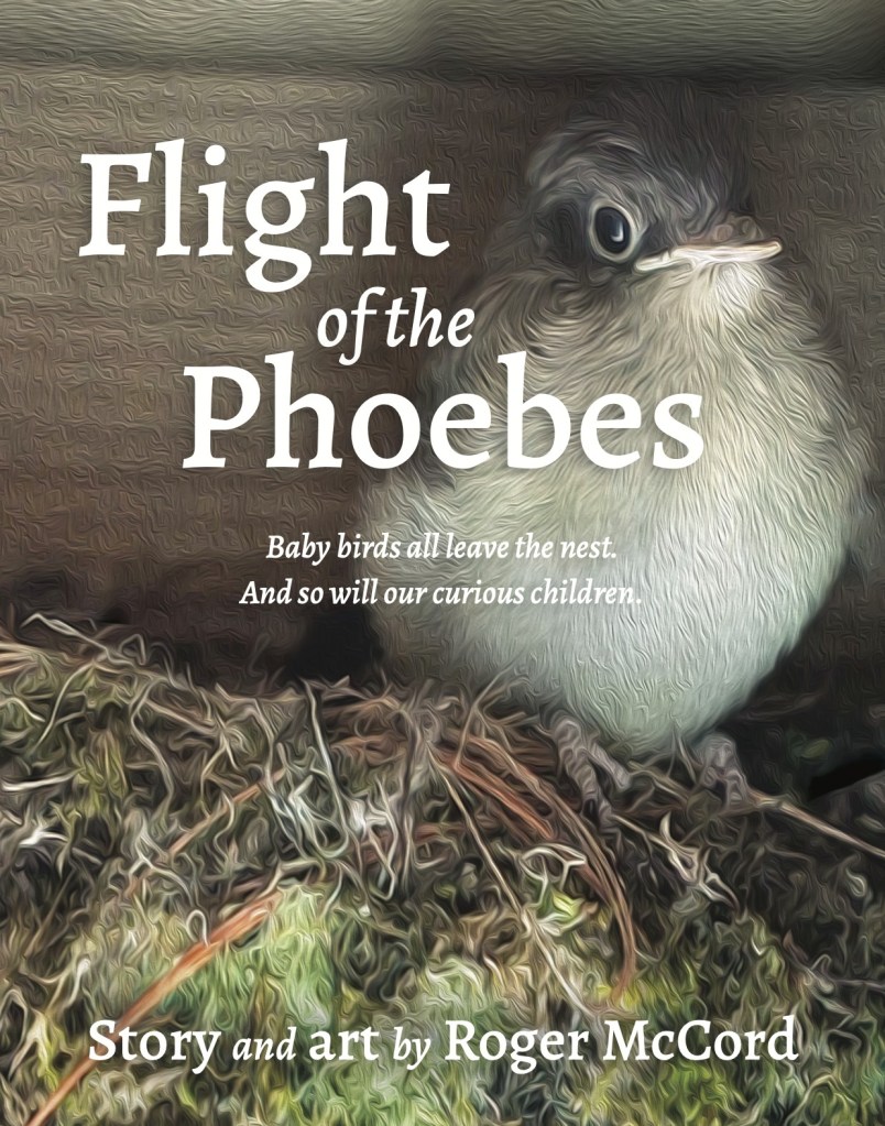 A fictional father and his daughter observe nestlings in this first children’s book