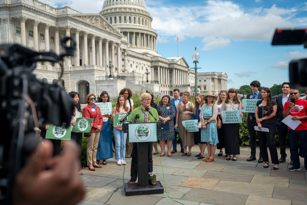 Pingree and other lawmakers call attention to environmental impact of fast fashion