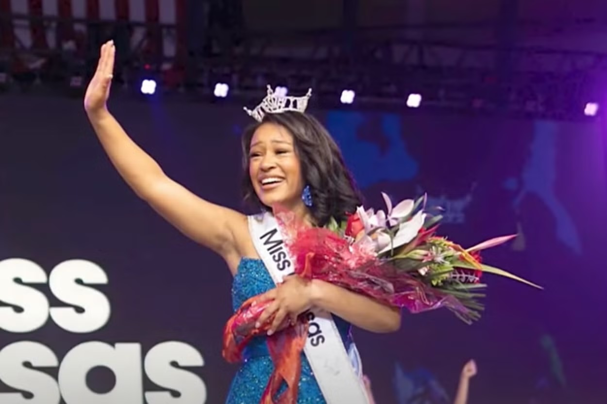 Miss Kansas called out her abuser in public. Her campaign against domestic violence is going viral