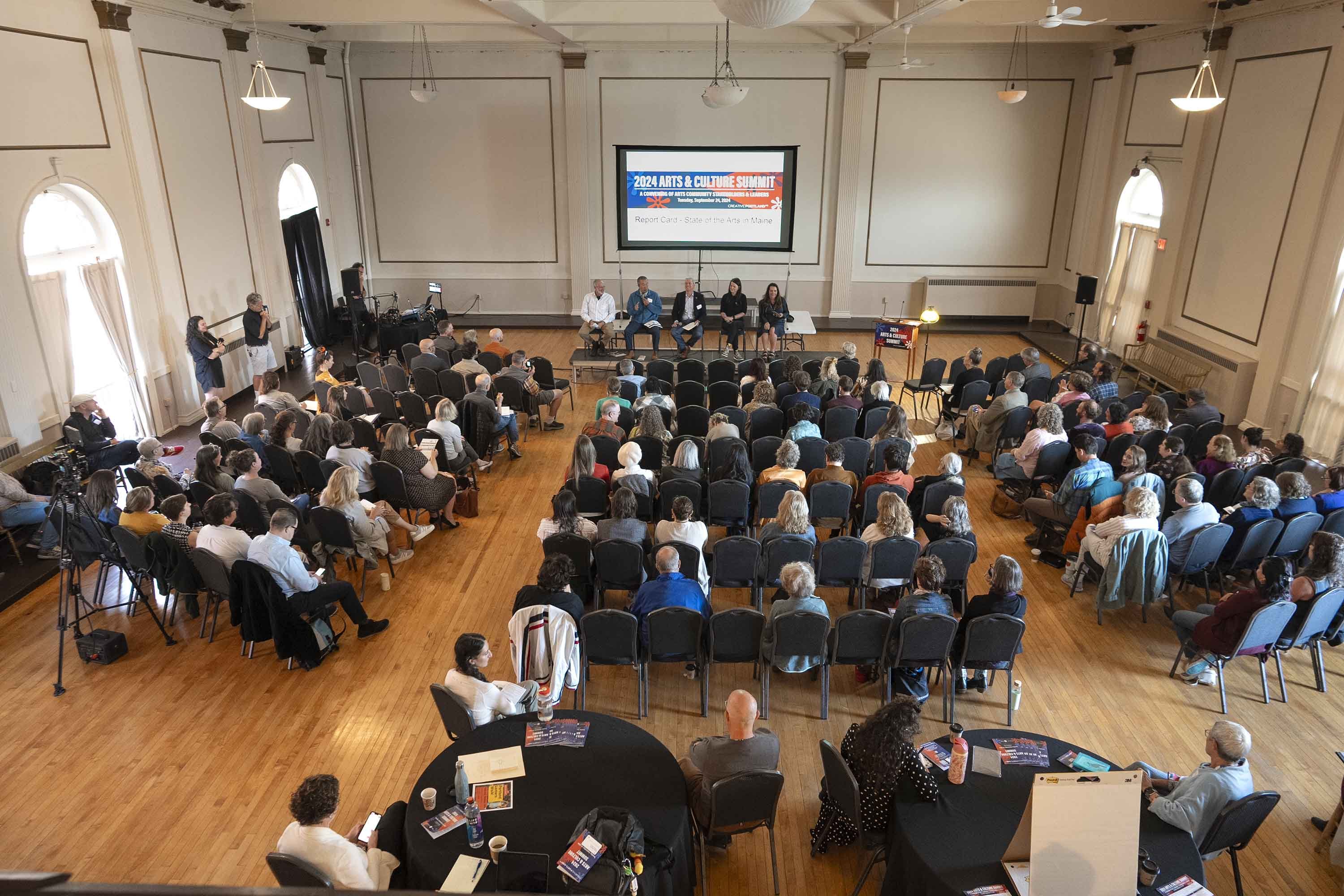 Lack of state funding, affordable housing top of mind at Portland arts summit