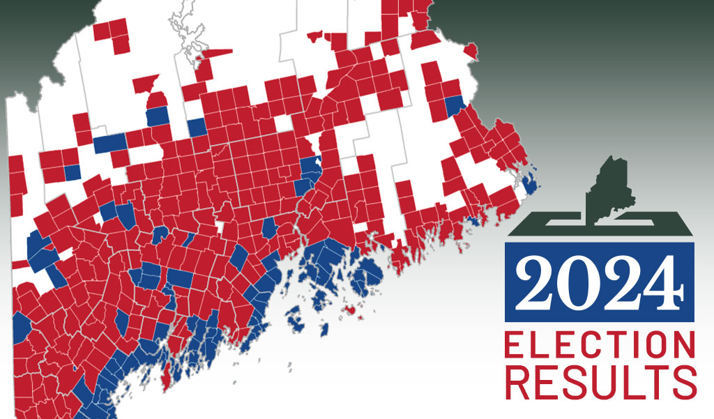 Live voting results for the 2024 Maine Senate races