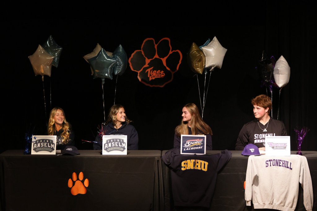 High school seniors make college decisions official by signing letters of intent